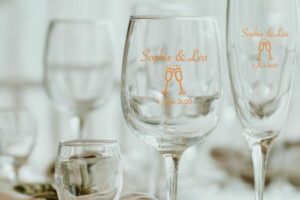 verre personnalisé mariage cadeau personnalisé Verres & Vous artisan bordeaux